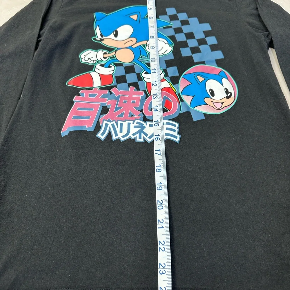 Sonic the Hedgehog Black Long Sleeve Tee - Picture 5 of 7